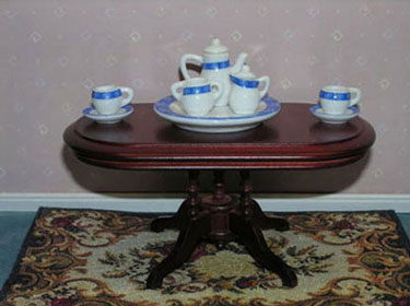 Dollhouse Miniature 8 Pc Tea Set